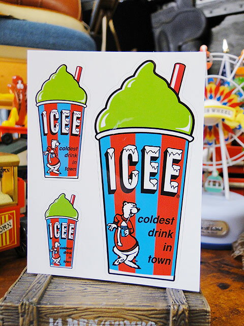 アイシー オフィシャルステッカー （フローズン/グリーン） アメリカン雑貨 アメリカ雑貨 グッズ