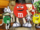 m&m's キャラクターワッペン Lサイズ (レッド) アメリカン雑貨 アメリカ雑貨 グッズ