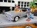 Jada 20周年アニバーサリーモデル 1956年 シボレー ベルエア ダイキャストミニカー 1/24スケール アメリカン雑貨 アメリカ雑貨 モデルカー ジオラマ グッズ