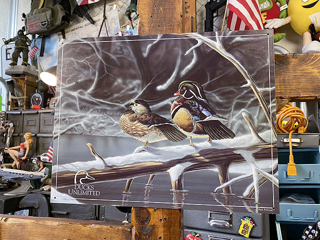 ダックス　アンリミテッド　ブリキ看板　（INTERLUDE）　アメリカン雑貨　アメリカ雑貨　グッズ