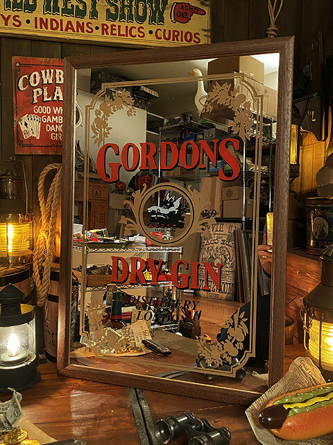 ビッグサイズ　パブミラー　（ゴードンズ）　アメリカン雑貨　アメリカ雑貨　グッズ