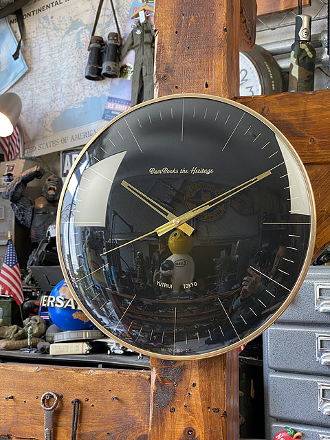 レトロフューチャー　ウォールクロック　（ブラック）　アメリカン雑貨　アメリカ雑貨　グッズ　モダン　　壁掛け時計　おしゃれ　かっこいい(3)