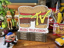 MTV ロゴ ダイカットウォールステッカー (ハンバーガー) アメリカン雑貨 アメリカ雑貨 グッズ