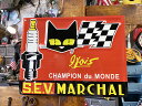 セブ マーシャル エンボスティンサイン (レクタングル) S.E.V. MARCHAL 看板 アメリカン雑貨 アメリカ雑貨 グッズ