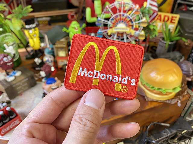 カンパニーロゴワッペン　（マクドナルド/アーチロゴ）　アメリカン雑貨　アメリカ...