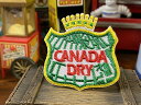 カンパニーロゴワッペン ミニサイズ (カナダドライ) アメリカン雑貨 アメリカ雑貨 グッズ