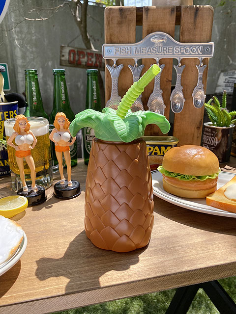 パームツリー　ストロータンブラー　アメリカン雑貨　アメリカ雑貨　グッズ