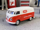 コカ・コーラ 1962年 ワーゲンバス ミニカー 1/72スケール (レッド×ホワイト) アメリカン雑貨 アメリカ雑貨 モデルカー ジオラマ グッズ コカコー...