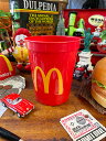 マクドナルド プラカップ (レッド) アメリカン雑貨 アメリカ雑貨 グッズ