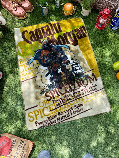 キャプテン・モルガン　カーペットラグ　アメリカン雑貨　アメリカ雑貨　グッズ