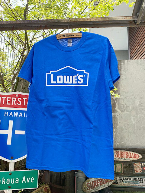 ★アウトレット★【訳あり品】ロウズ オフィシャルTシャツ (Lサイズ) アメリカ雑貨 グッズ おしゃれ かっこいい 半袖