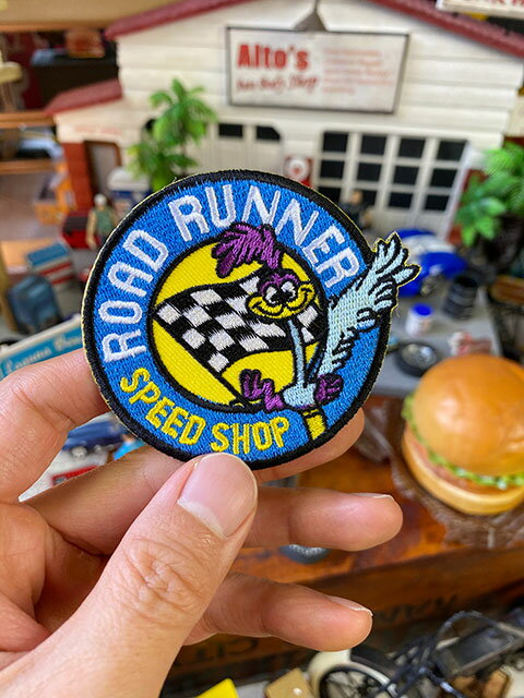 クラシック　ロードランナー　ワッペン　（SPEED SHOP）　アメリカン雑貨　アメリ...