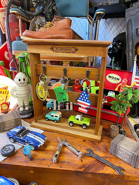 キーフック　ウッドスタンド　アメリカン雑貨　アメリカ雑貨　グッズ