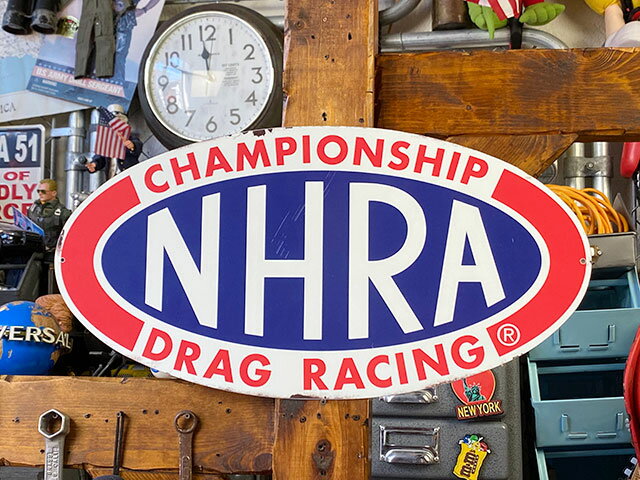 NHRA　エンボスティンサイン　（ロゴ）