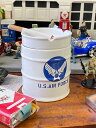 U.S.エアフォース ドラム缶灰皿 アメリカン雑貨 アメリカ雑貨 ミリタリーグッズ ミリタリー雑貨 サバイバルゲーム サバゲー おしゃれ かっこいい ショップイ...