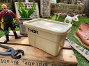 トラスト ソーストレージコンテナ (フタ付き) THOR ミニサイズ (コヨーテ) トートボックス 単品 アメリカン雑貨 アメリカ雑貨 グッズ