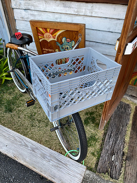 自転車の前カゴ用ステー　映画　E.T.　に登場したBMXみたいなミルククレートを取り付けする専用ステー　※ミルククレートは別売　アメリカン雑貨　アメリカ雑貨　グッズ candytower-10048620 アメリカ雑貨通販キャンディタワー サンプル画像2