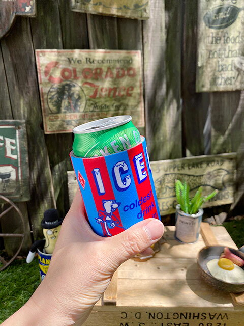 ICEE　アイシー　クージー　缶クーラー（ブルー＆レッド)