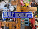 フォード ストリートサイン (BUILT TOUGH BLVD) フォードブルー 看板 アメリカン雑貨 アメリカ雑貨 グッズ