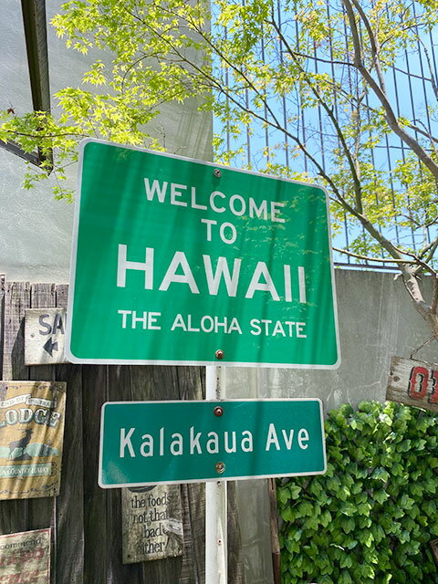 アメリカン・トラフィックサイン（ウェルカム・トゥ・ハワイ）　MADE IN U.S.A.　WELCOME TO HAWAIIのサムネイル