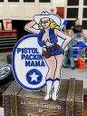 ノーズアート ピンナップガール ミリタリーワッペン (ピストルパッキンママ) アメリカン雑貨 アメリカ雑貨 ミリタリーグッズ ミリタリー雑貨 サバイバルゲーム ...