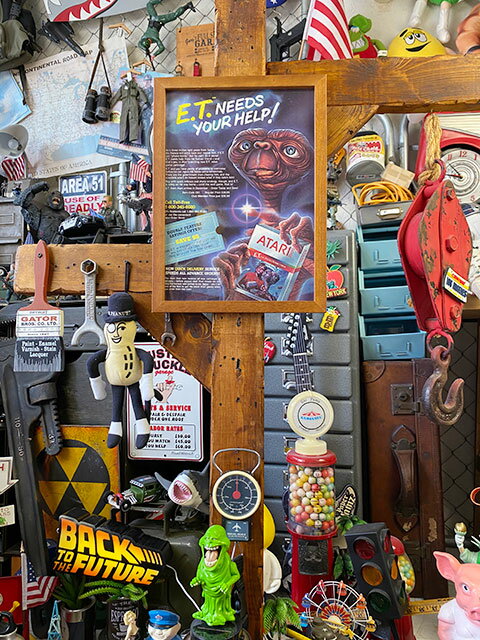 E.T.　ピクチャーフレーム　Mサイズ　（アタリ）　アメリカン雑貨　アメリカ雑貨　グッズ