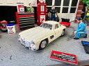 1954年 メルセデス ベンツ300SL ダイキャストミニカー 1/36スケール (アイボリー) プルバックカー アメリカン雑貨 アメリカ雑貨 モデルカー ジ...