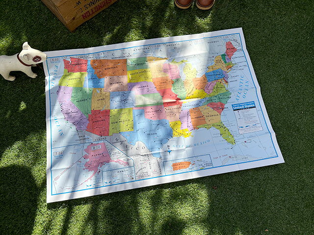 楽天市場】アメリカ 州 地図 販売の通販