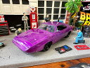 Jada 1969年 ダッジ チャージャー デイトナ ダイキャストミニカー 1/24スケール (パープル) BIGTIME MUSCLE アメリカン雑貨 アメ...