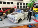 Jada ユニバーサルモンスターズ フランケンシュタイン＆1957年シボレー サバーバン 霊柩車 ダイキャストミニカー 1/24スケール