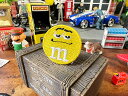 M&M's ラウンドチョコワッペン ミニサイズ (イエロー) アメリカン雑貨 アメリカ雑貨 グッズ