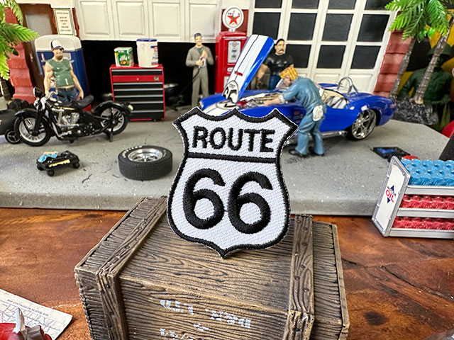 ルート66　ワッペン　ミニサイズ　（ROUTE 66）