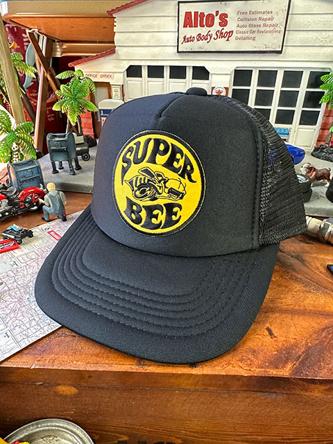 Dodge Super Bee Mesh Cap, Black, American Goods, American Casual Style, Stylish, Cool Hat