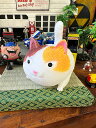 ぷにぷにニャンコちゃん (三毛猫) ストレスボール ※ミニ畳は別売です アメリカン雑貨 アメリカ雑貨 グッズ