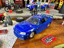 Jada 映画 ワイルドスピード ダイキャストミニカー 1/32スケール (ブライアン ニッサン GT-R BNR34 ブルー) アメリカン雑貨 アメリカ雑貨 ...
