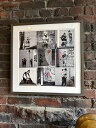 バンクシー アートフレーム (Banksy Collection 2) 木製額付き 絵画ポスター バンクシーコレクションシリーズ アメリカン雑貨 アメリカ雑貨 グッズ