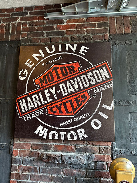 ハーレーダビッドソン ビッグサイズキャンバスプリント (ハーレーオイル缶) アメリカン雑貨 アメリカ雑貨 グッズ HARLEY DAVIDSON おしゃれ かっ...