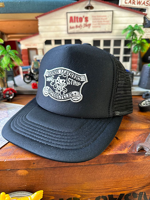 フィリックス　メッシュキャップ　（DRAG STRIP）　帽子色＝ブラック　アメリカン雑貨　アメリカ雑貨　グッズ アメカジ　カジュアル　おしゃれ　かっこいい　帽子