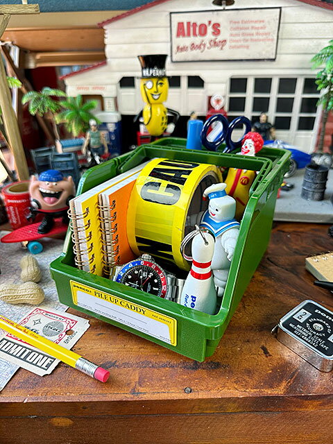 PENCO ペンコ パイルアップキャディ （グリーン） 単品 収納ボックス 小物入れ 机上収納 HIGHTIDE ハイタイド アメリカン雑貨 アメリカ雑貨 グッズ