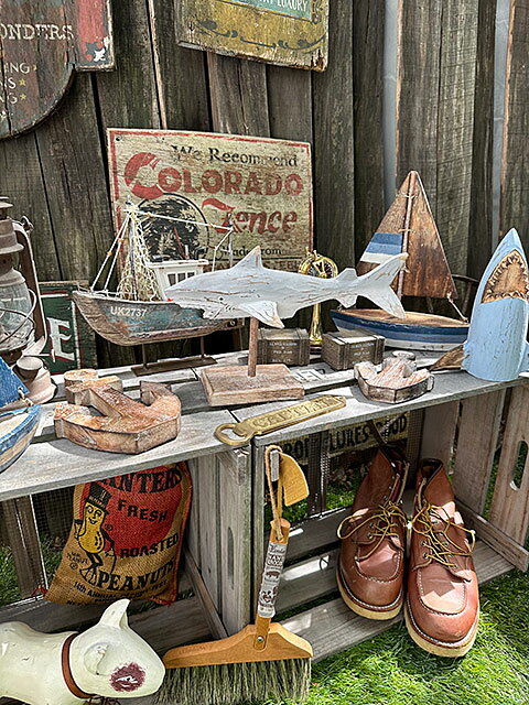 シャーク ウッドスタンド アメリカン雑貨 アメリカ雑貨 グッズ [2]