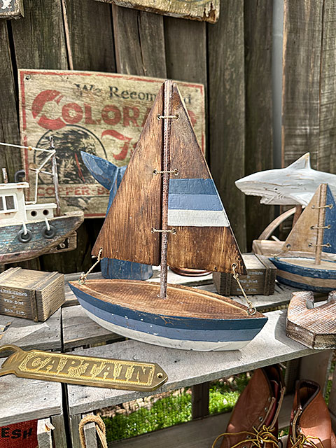 ヨット　ウッドスタンド　（Lサイズ）　アメリカン雑貨　アメリカ雑貨　グッズ
