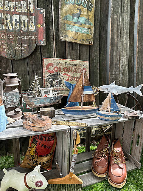 ヨット ウッドスタンド (2個セット) アメリカン雑貨 アメリカ雑貨 グッズ [2]