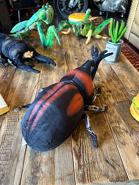 リアル昆虫ぬいぐるみ　カブトムシ　40cm　アメリカン雑貨　アメリカ雑貨　グッズの商品画像 2