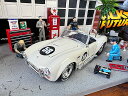 Jada 1965年 シェルビー コブラ 427 S/C ダイキャストミニカー 1/24スケール (オフホワイト) BIGTIME MUSCLE アメリカン雑貨 アメリカ雑貨 モデルカー ジオラマ グッズ