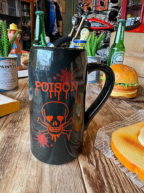 ポイズン タンブラー 危ない毒入りジョッキ 330ml アメリカン雑貨 アメリカ雑貨 グッズ