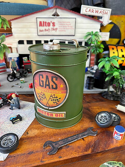 モーターオイル缶 ブリキオブジェ アメリカン雑貨 アメリカ雑貨 グッズ