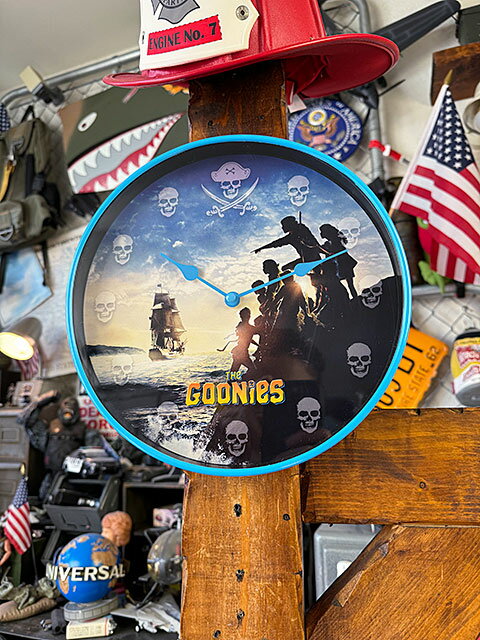 映画　グーニーズ　オフィシャル　ウォールクロック　時計　公式グッズ　アメリカン雑貨　アメリカ雑貨　グ ...