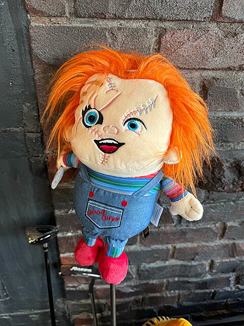 チャッキー　ゴルフクラブ　ヘッドカバー　ぬいぐるみ　映画　チャイルドプレイ　アメリカン雑貨　アメリカ ...