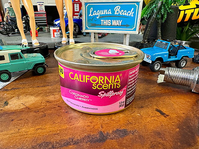 カリフォルニアセンツ　スピルプルーフオーガニック　車用芳香剤　（コロネード　チェリー）