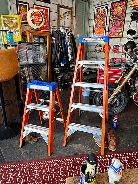 樂天商城 - ダルトン　ファイバーラダー　3+5ステップス　（オレンジ/2台セット）　耐荷重150kg　脚立　はしご　踏み台　軽量　※北海道/沖縄/離島は発送不可　アメリカン雑貨　アメリカ雑貨　グッズ